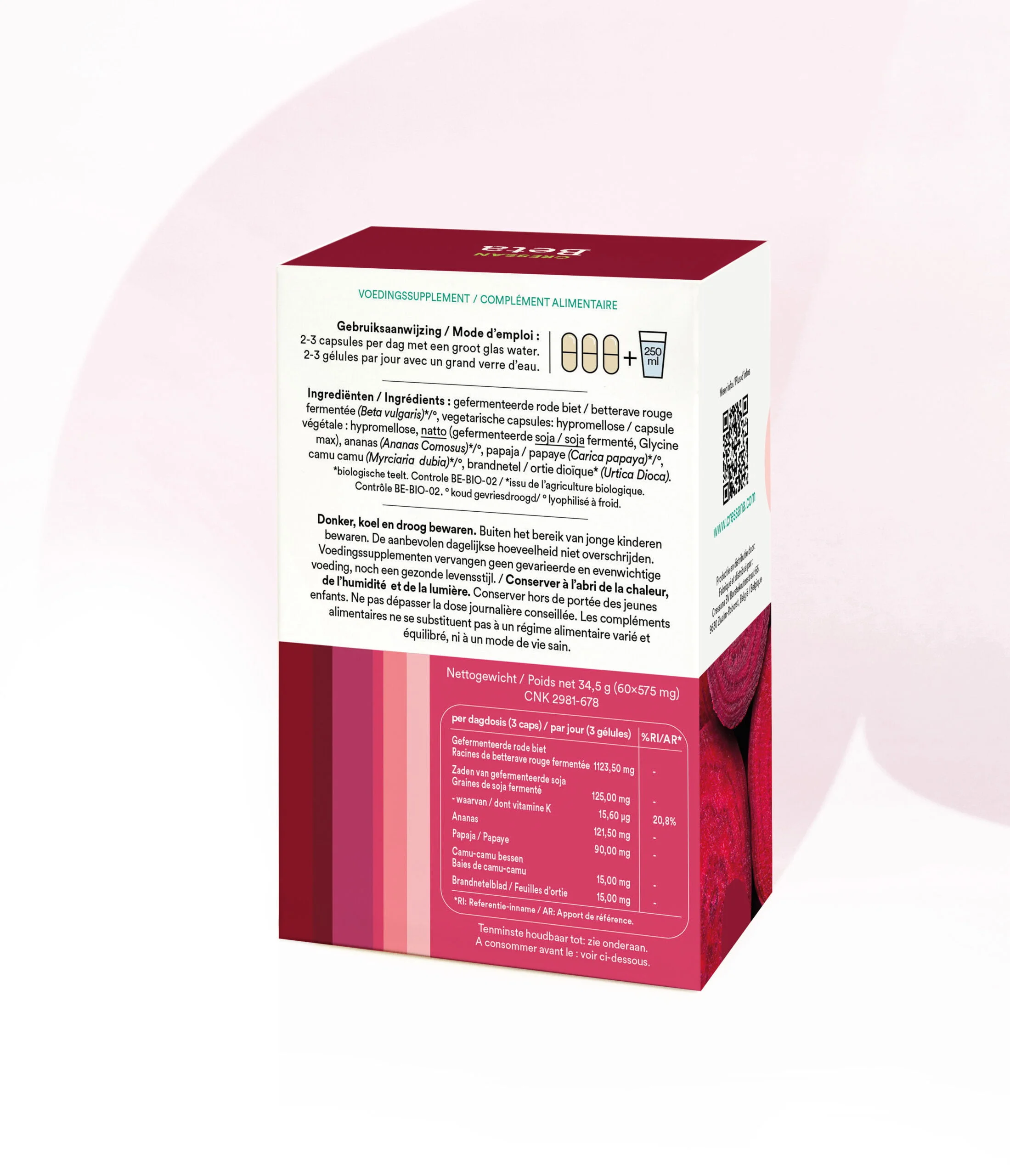 CressanBeta Rode biet BIO - Afbeelding 2