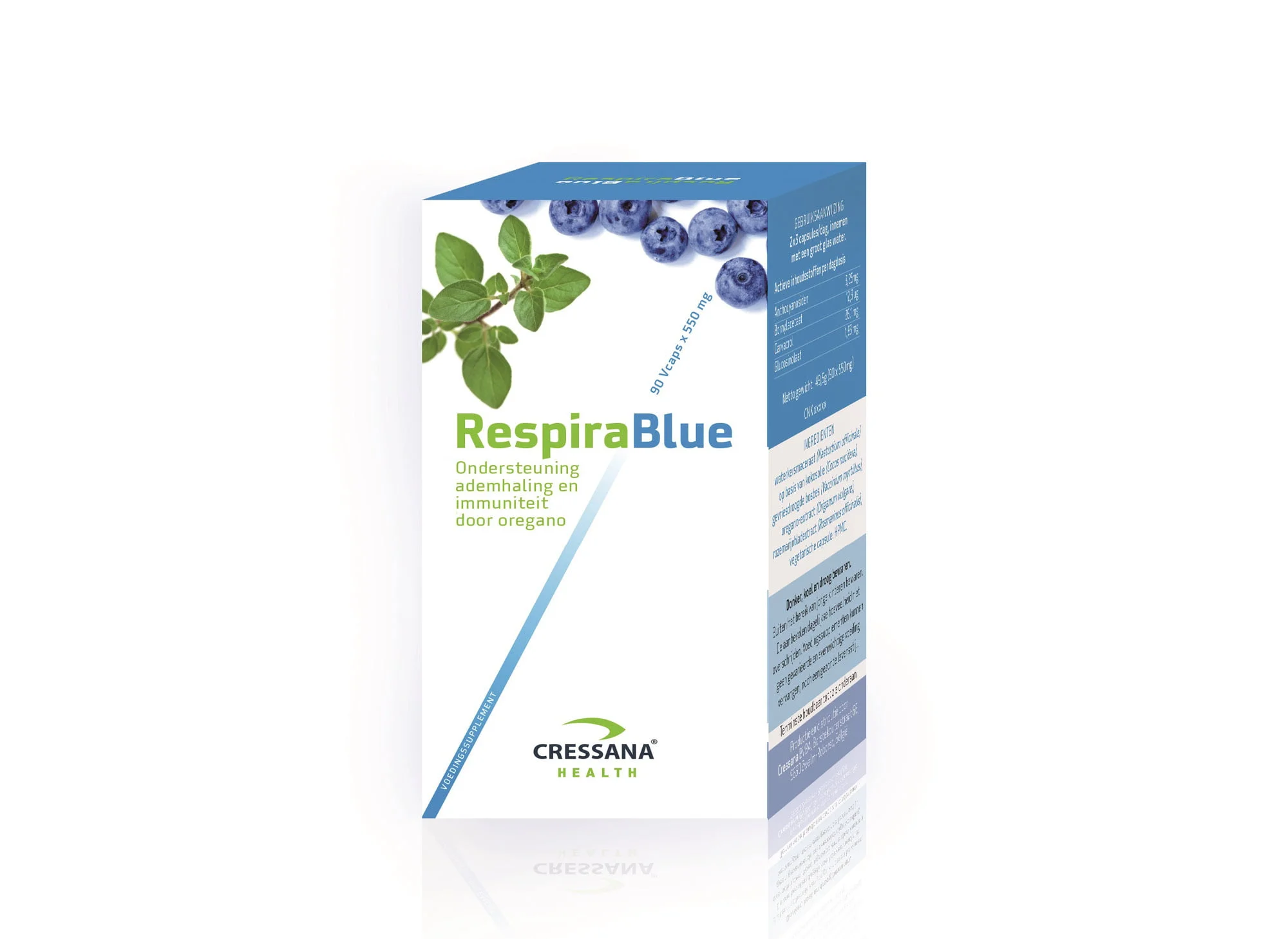 Respirablue carvacrol